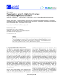 Báo cáo sinh học: " Happy together: genomic insights into the unique Nanoarchaeum/Ignicoccus association"