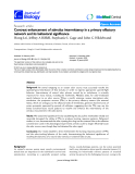 Báo cáo sinh học: " Contrast enhancement of stimulus intermittency in a primary olfactory network and its behavioral significance"