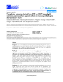 Báo cáo sinh học: "Transplanted astrocytes derived from BMP- or CNTF-treated glialrestricted precursors have opposite effects on recovery and allodynia after spinal cord injury"