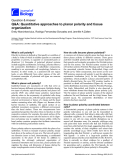Báo cáo sinh học: "Q&A: Quantitative approaches to planar polarity and tissue organization"