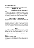 Báo cáo y học: "nghiên cứu quan đIểm của sinh viên học viện quân y về vấn đề hiến tạng"