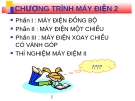 CHƯƠNG TRÌNH MÁY ĐIỆN 2