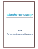 Đề tài: Tin học ứng dụng trong kinh doanh