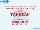 TẬP HUẤN CÔNG TÁC TỔ CHỨC ĐẠI HỘI CHI ĐOÀN -  Nhiệm kỳ 2011 - 2012