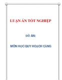 ĐỒ ÁN: MÔN HỌC QUY HOẠCH CẢNG