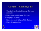 Bài giảng điều trị HIV : Các cách tiếp cận khi bệnh nhân sốt part 2