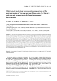 Báo cáo lâm nghiệp: "Multivariate statistical approach to comparison of the nutrient status of Norway spruce (Picea abies [L.] Karst.) and top-soil properties in differently managed forest stands"