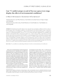 Báo cáo lâm nghiệp: "Can 13C stable isotope record of Norway spruce tree rings display the effect of environmental conditions"