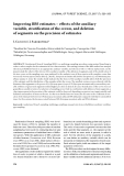 Báo cáo lâm nghiệp: "Improving RBS estimates – effects of the auxiliary variable, stratification of the crown, and deletion of segments on the precision of estimate"