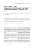 Báo cáo lâm nghiệp: "Perception of the forest by the villagers of the Salonga National Park in the Democratic Republic of Congo"