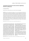 Báo cáo lâm nghiệp: "Assessment of some forest characteristics employing ikonos satellite data"