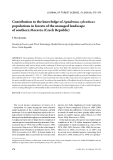 Báo cáo lâm nghiệp: "Contribution to the knowledge of Apodemus sylvaticus populations in forests of the managed landscape of southern Moravia (Czech Republic)"