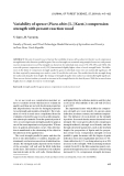 Báo cáo lâm nghiệp: "Variability of spruce (Picea abies [L.] Karst.) compression strength with present reaction wood"