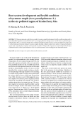 Báo cáo lâm nghiệp: " Root system development and health condition of sycamore maple (Acer pseudoplatanus L.) in the air-polluted region of Krušné hory Mts"