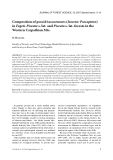 Báo cáo lâm nghiệp: "Composition of psocid taxocenoses (Insecta: Psocoptera) in Fageti-Piceeta s. lat. and Piceeta s. lat. forests in the Western Carpathian Mts"