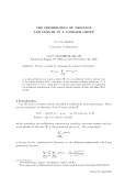 Báo cáo toán học: " THE DISTRIBUTION OF DESCENTS AND LENGTH IN A COXETER GROUP"