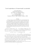 Báo cáo toán học: " Local equivalence of transversals in matroids"