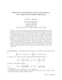 Báo cáo toán học: "DERIVATIVE POLYNOMIALS, EULER POLYNOMIALS, AND ASSOCIATED INTEGER SEQUENCES"