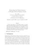 Báo cáo toán học: "A Quasi-Spectral Characterization of Strongly Distance-Regular Graphs"