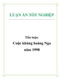 Tiểu luận: Cuộc khủng hoảng Nga năm 1998