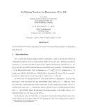 Báo cáo toán học: "On Kissing Numbers in Dimensions 32 to 128"