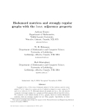 Báo cáo toán học: " Hadamard matrices and strongly regular graphs with the 3-e.c. adjacency property"