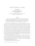 Báo cáo toán học: "Sum List Coloring 2 × n Arrays"