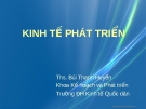 BÀI GIẢNG VỀ KINH TẾ PHÁT TRIỂN