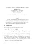 Báo cáo toán học: "Inversion of bilateral basic hypergeometric series"