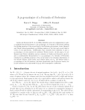 Báo cáo toán học: "A p, q-analogue of a Formula of Frobenius"