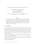 Báo cáo khoa học: Path counting and random matrix theory