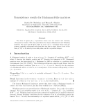 Báo cáo khoa học:Nonexistence results for Hadamard-like matrices