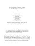 Báo cáo toán học: "Weighted Aztec Diamond Graphs and the Weyl Character Formula"