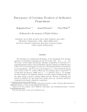 Báo cáo toán học: "Discrepancy of Cartesian Products of Arithmetic Progressions"