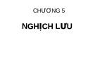 CHƯƠNG 5 NGHỊCH LƯU