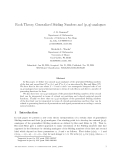 Báo cáo toán học: "Rook Theory, Generalized Stirling Numbers and (p, q)-analogues"