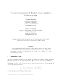 Báo cáo toán học: "  The order dimension of Bruhat order on inﬁnite Coxeter groups"