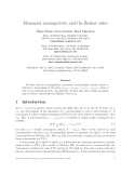 Báo cáo toán học: " Monomial nonnegativity and the Bruhat orde"