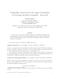 Báo cáo toán học: " Vizing-like conjecture for the upper domination of Cartesian products of graphs – the proof"