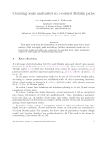 Báo cáo toán học: "Counting peaks and valleys in k-colored Motzkin paths"