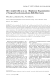 Báo cáo lâm nghiệp: "Effect of gibberellic acid and ethephon on the germination of European beech dormant and chilled beechnuts"