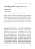 Báo cáo lâm nghiệp: "Effect of climatic factors on the dynamics of radial increments of Norway spruce, European beech and sessile oak"