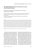 Báo cáo lâm nghiệp: " The applicability of the Pipe Model Theory in trees of Scots pine of Poland"