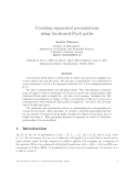 Báo cáo toán học: "Counting segmented permutations using bicoloured Dyck paths"