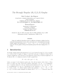 Báo cáo toán học: "The Strongly Regular (45, 12, 3, 3) Graphs"