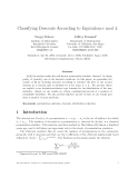 Báo cáo toán học: "Classifying Descents According to Equivalence mod k"