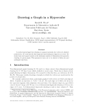 Báo cáo toán học: "Drawing a Graph in a Hypercube"