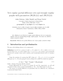 Báo cáo toán học: "New regular partial diﬀerence sets and strongly regular graphs with parameters (96,20,4,4) and (96,19,2,4)"