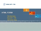 HTML FORM - Trần Khải Hoàng