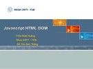Javascript HTML DOM - Trần Khải Hoàng